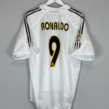 2004/05 REAL MADRID RONALDO #9 HOME SHIRT (L) ADIDAS