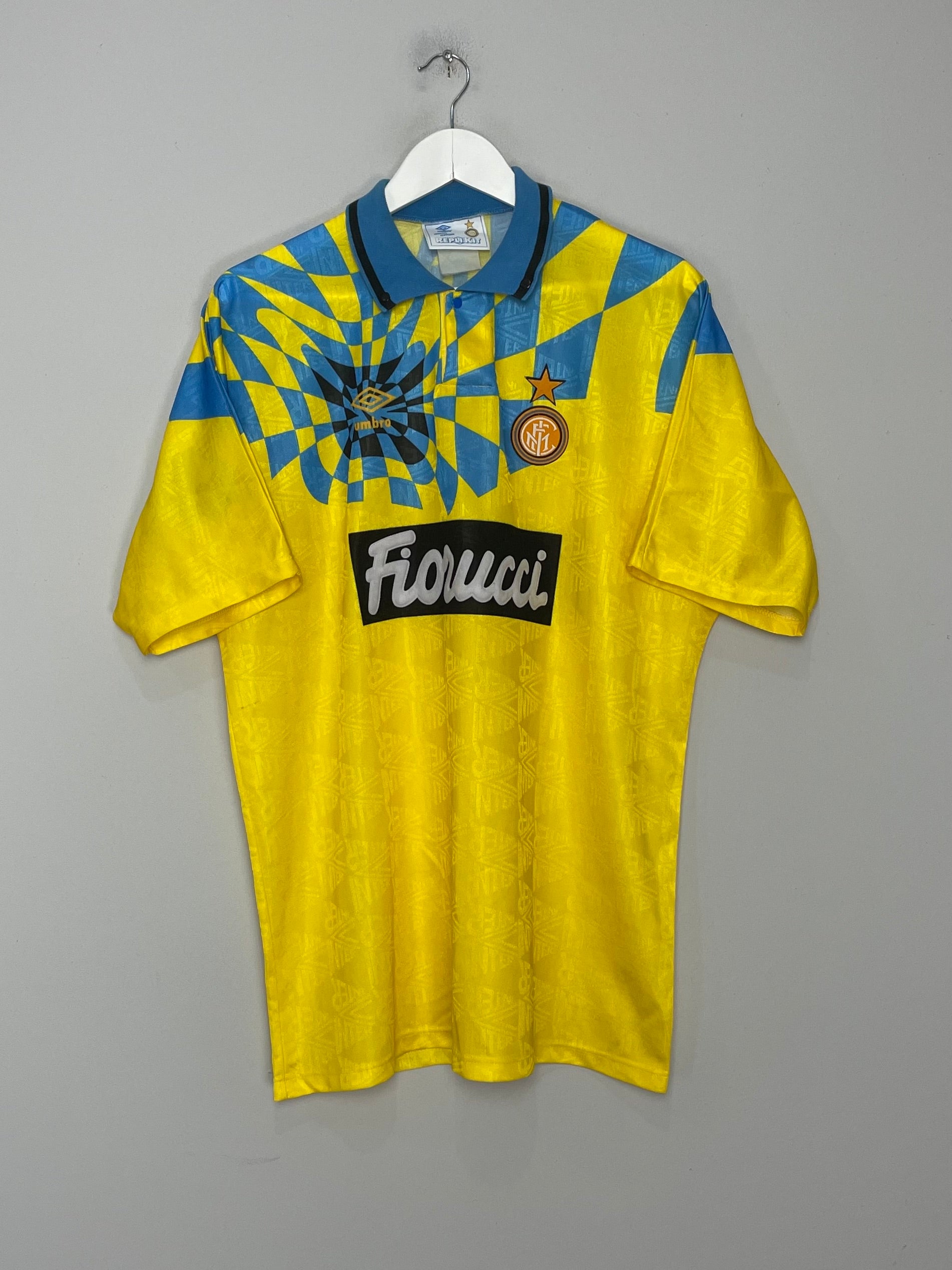 Shop 1992/94 INTER MILAN THIRD SHIRT (L) UMBRO, classic football shirts, vintage football shirts & retro soccer jerseys at Cult Kits