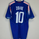 Shop 2004/06 FRANCE ZIDANE #10 HOME SHIRT (XL) ADIDAS, classic football shirts, vintage football shirts & retro soccer jerseys at Cult Kits