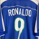 1998/00 BRAZIL RONALDO #9 AWAY SHIRT (XL) NIKE