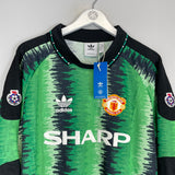 Shop 1990 MANCHESTER UNITED #1 *BNWT* GK SHIRT (XL) ADIDAS ORIGINALS, classic football shirts, vintage football shirts & retro soccer jerseys at Cult Kits