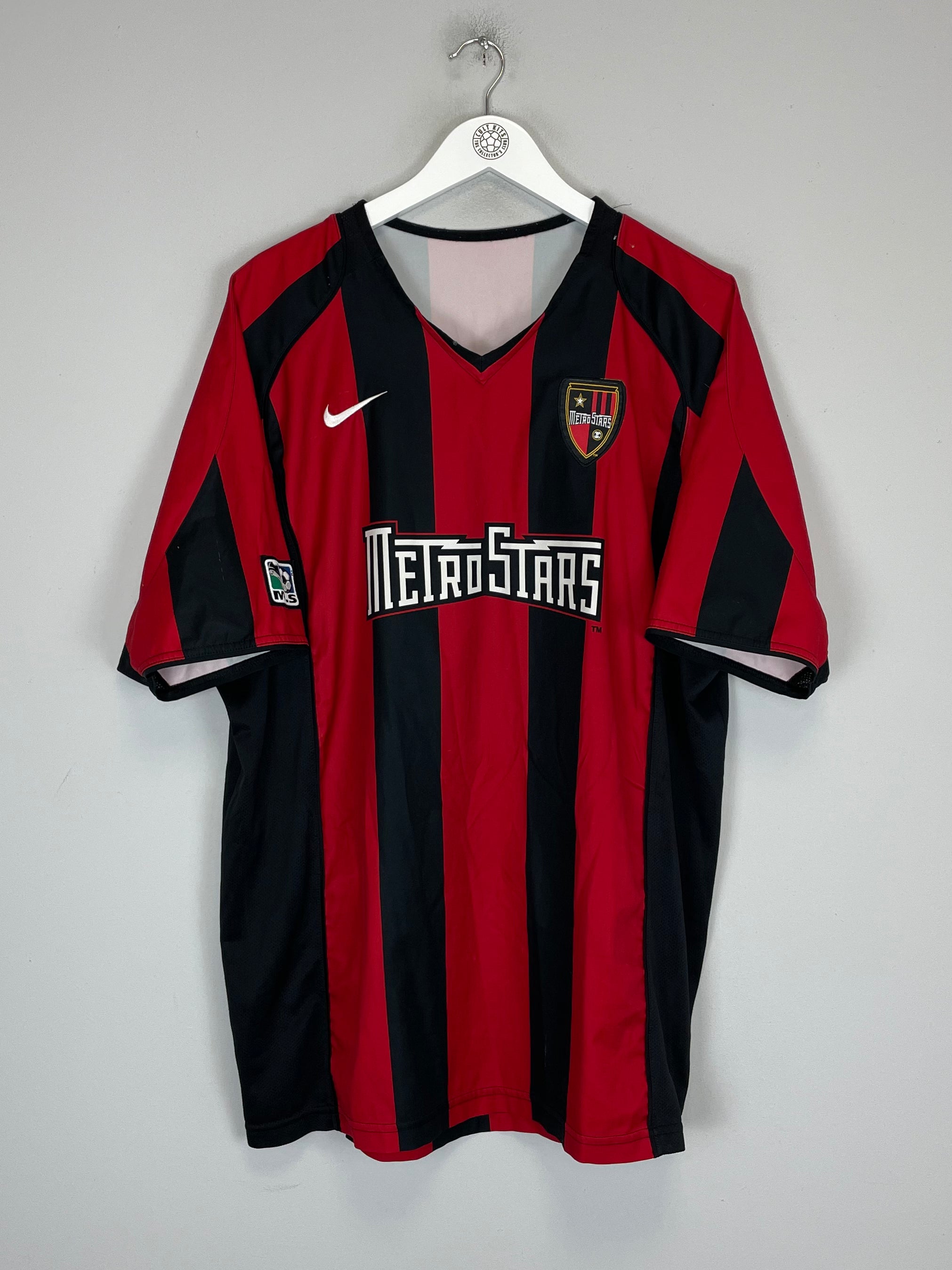 Shop 2005/06 NY/NJ MESTROSTARS HOME SHIRT (XL) NIKE, classic football shirts, vintage football shirts & retro soccer jerseys at Cult Kits