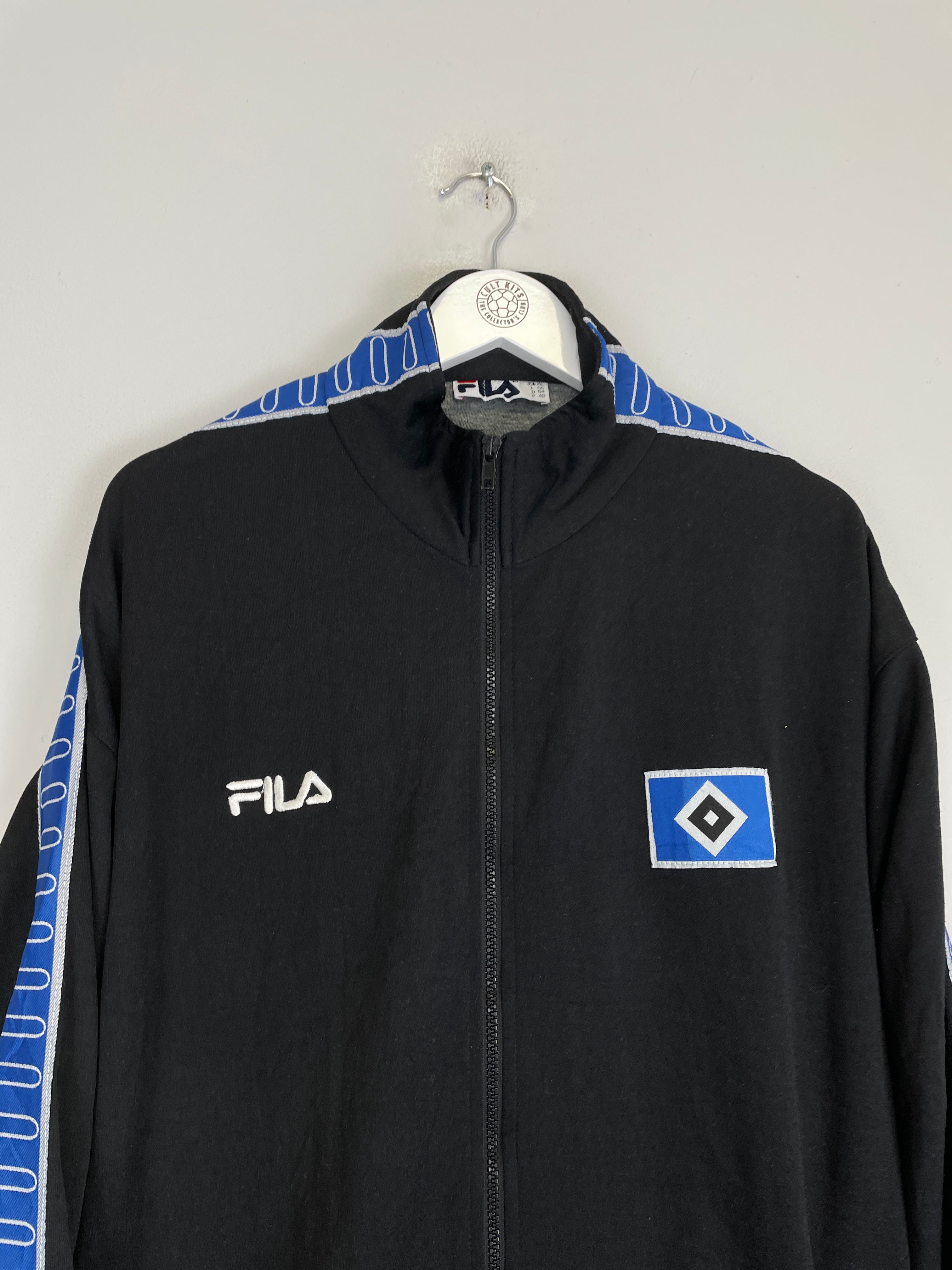 Shop 1998/99 HAMBURG TRACK JACKET (XL) FILA, classic football shirts, vintage football shirts & retro soccer jerseys at Cult Kits