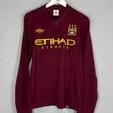 2012/13 MANCHESTER CITY KUN AGUERO #16 L/S AWAY SHIRT (M/L) UMBRO