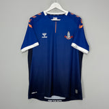 Shop 2020/21 OLDHAM *125 YEAR* HOME SHIRT (XL) HUMMEL, classic football shirts, vintage football shirts & retro soccer jerseys at Cult Kits