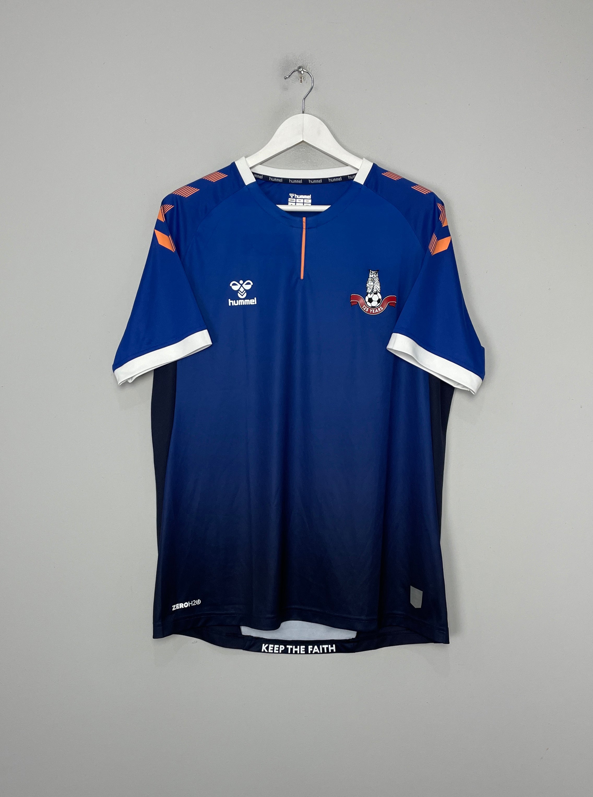 Shop 2020/21 OLDHAM *125 YEAR* HOME SHIRT (XL) HUMMEL, classic football shirts, vintage football shirts & retro soccer jerseys at Cult Kits