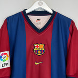 1998/99 BARCELONA LUIS ENRIQUE #21 HOME SHIRT (XL) NIKE
