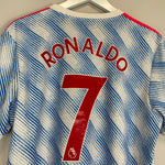 Shop 2021/22 MANCHESTER UNITED RONALDO #7 AWAY SHIRT (L) ADIDAS, classic football shirts, vintage football shirts & retro soccer jerseys at Cult Kits