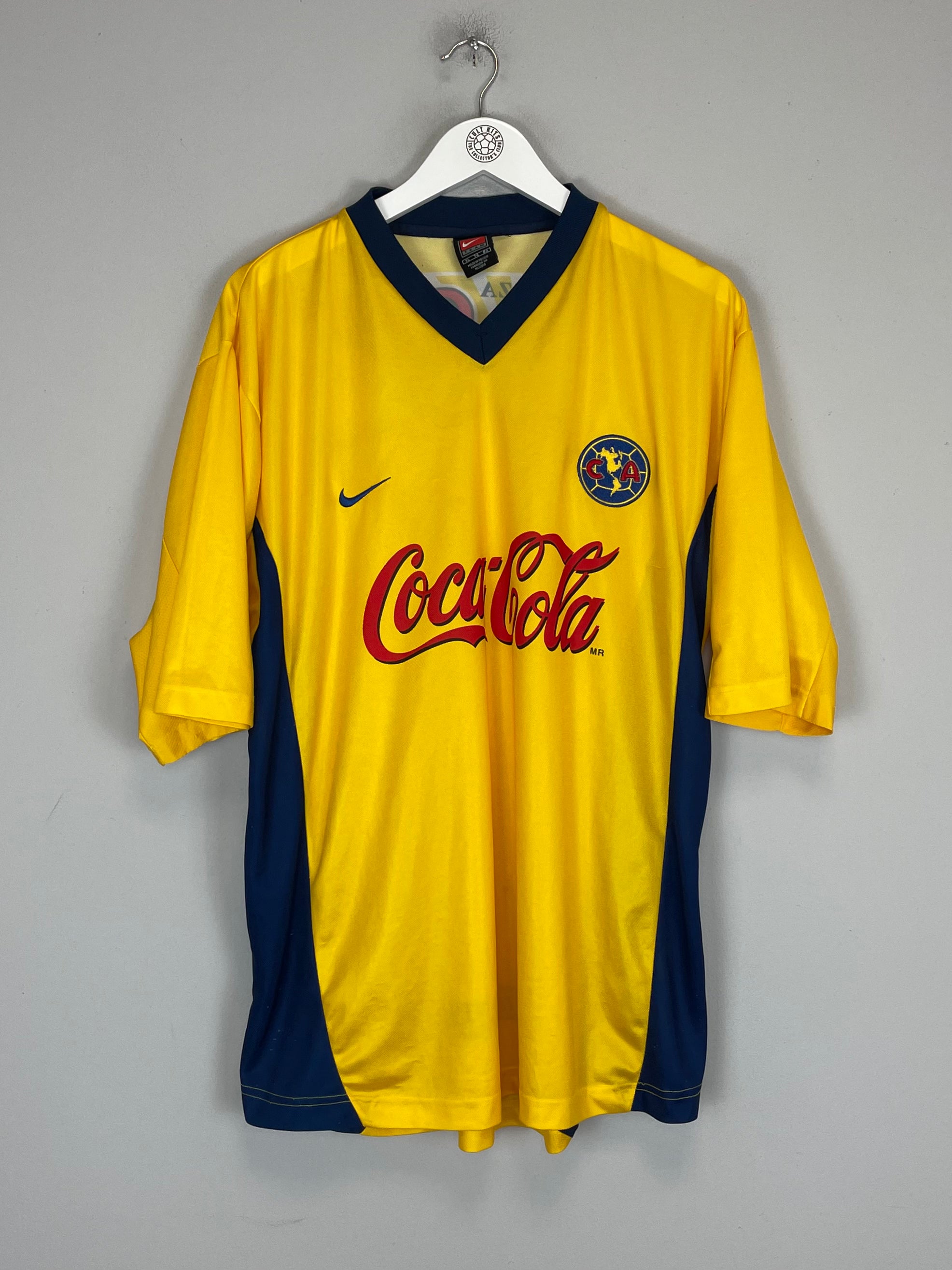 Shop 2000/01 CLUB AMERICA HOME SHIRT (XL) NIKE, classic football shirts, vintage football shirts & retro soccer jerseys at Cult Kits