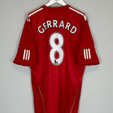 Shop 2011/12 LIVERPOOL GERRARD #8 HOME SHIRT (XL) ADIDAS, classic football shirts, vintage football shirts & retro soccer jerseys at Cult Kits