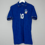 Shop 1994 ITALY BAGGIO #10 HOME SHIRT (L) DIADORA, classic football shirts, vintage football shirts & retro soccer jerseys at Cult Kits