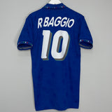 Shop 1994 ITALY BAGGIO #10 HOME SHIRT (L) DIADORA, classic football shirts, vintage football shirts & retro soccer jerseys at Cult Kits