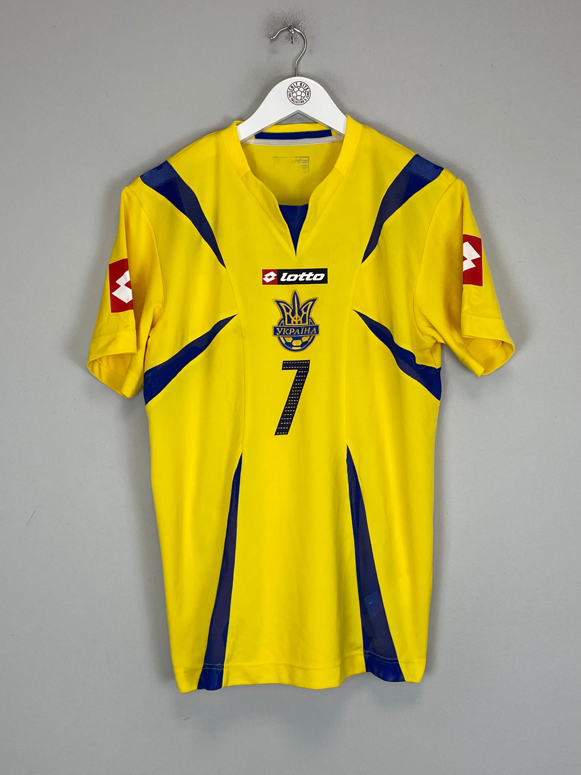 2006/08 UKRAINE SHEVCHENKO #7 HOME SHIRT (M) LOTTO – Cult Kits 2006/08 UKRAINE SHEVCHENKO #7 HOME SHIRT (M) LOTTO – Cult Kits