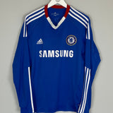 2010/11 CHELSEA LAMPARD #8 L/S HOME SHIRT (M) ADIDAS