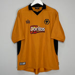 Shop 2002/04 WOLVES HOME SHIRT (L) ADMIRAL, classic football shirts, vintage football shirts & retro soccer jerseys at Cult Kits