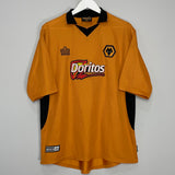 Shop 2002/04 WOLVES HOME SHIRT (L) ADMIRAL, classic football shirts, vintage football shirts & retro soccer jerseys at Cult Kits