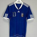 2010/11 ARGENTINA MESSI #10 AWAY SHIRT (M) ADIDAS