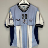 2001 ARGENTINA MARADONA TESTIMONIAL SHIRT (M) FILA