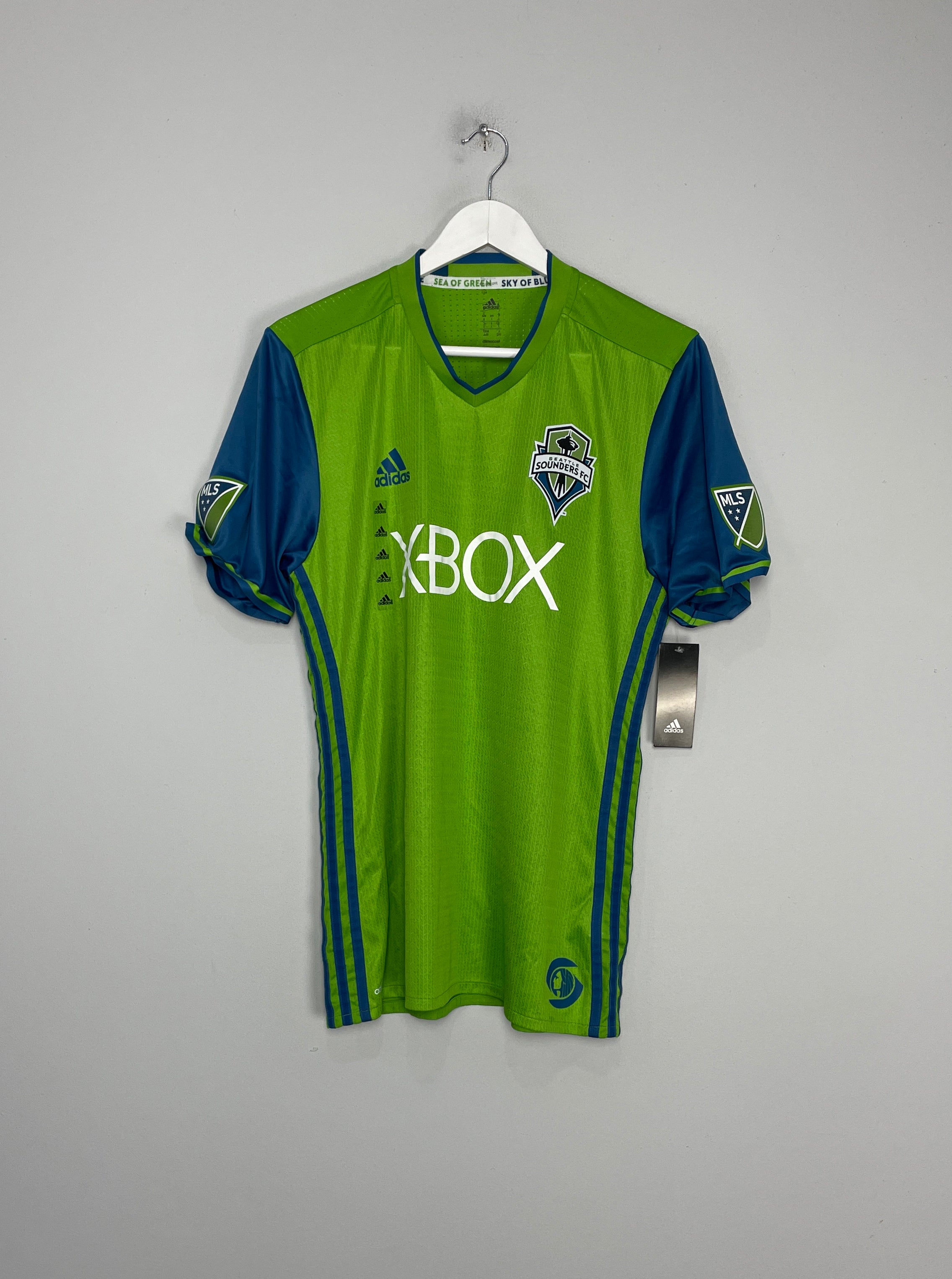 2016/17 SEATTLE SOUNDERS *PLAYER ISSUE* BNWT HOME SHIRT (L) ADIDAS
