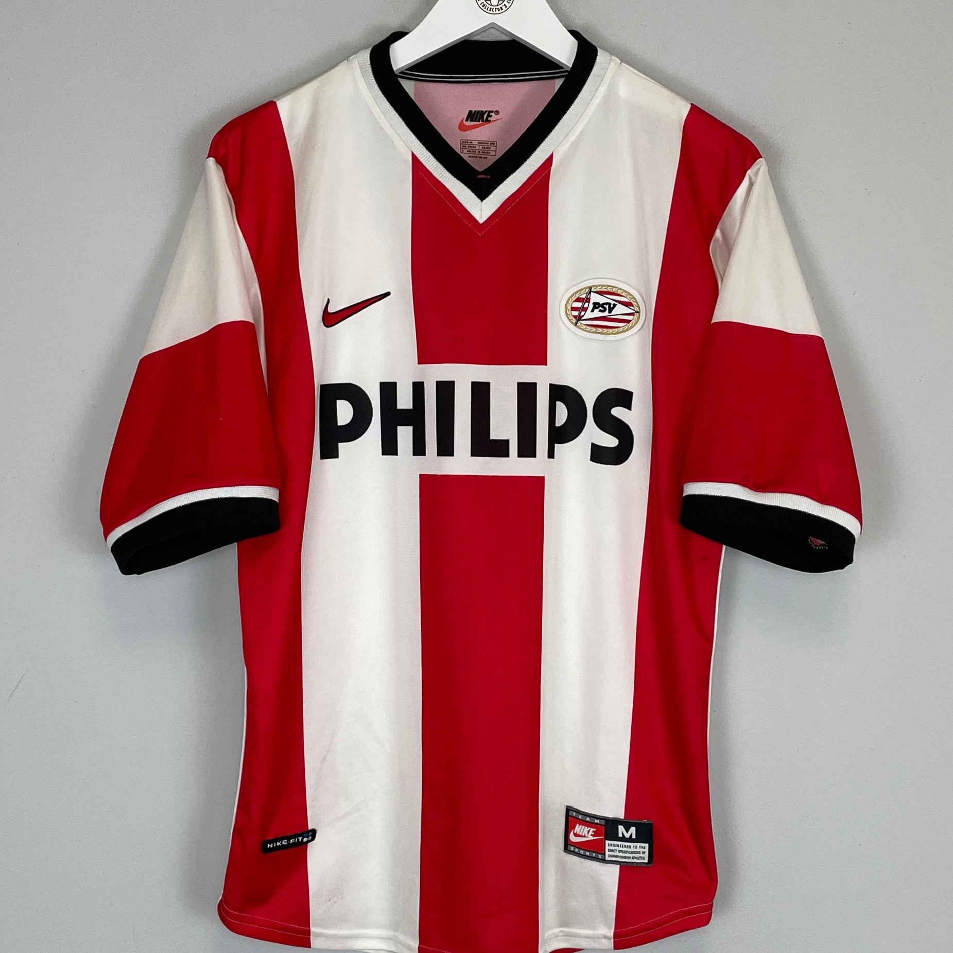 Shop 1998/00 PSV HOME SHIRT (M) NIKE, classic football shirts, vintage football shirts & retro soccer jerseys at Cult Kits