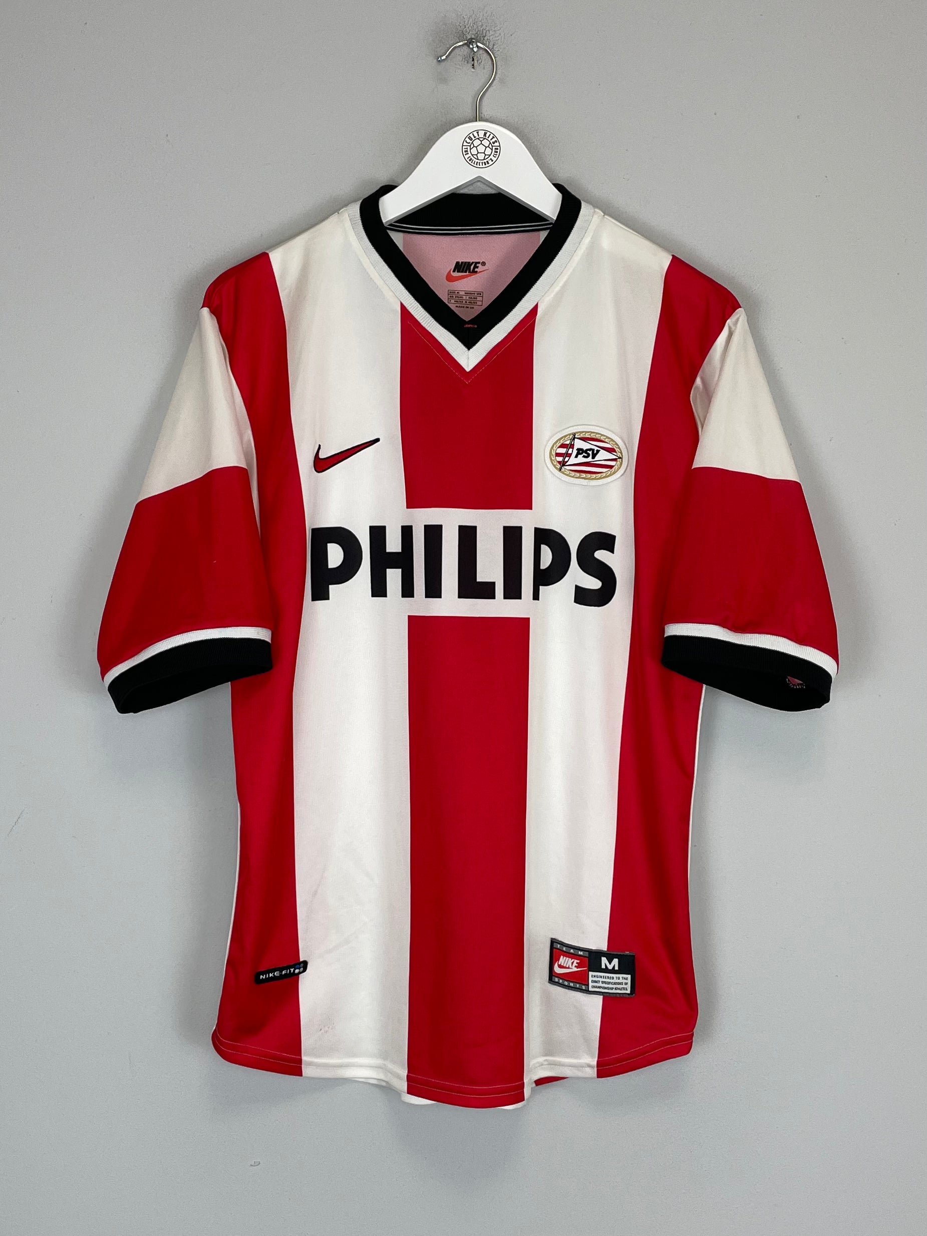Shop 1998/00 PSV HOME SHIRT (M) NIKE, classic football shirts, vintage football shirts & retro soccer jerseys at Cult Kits