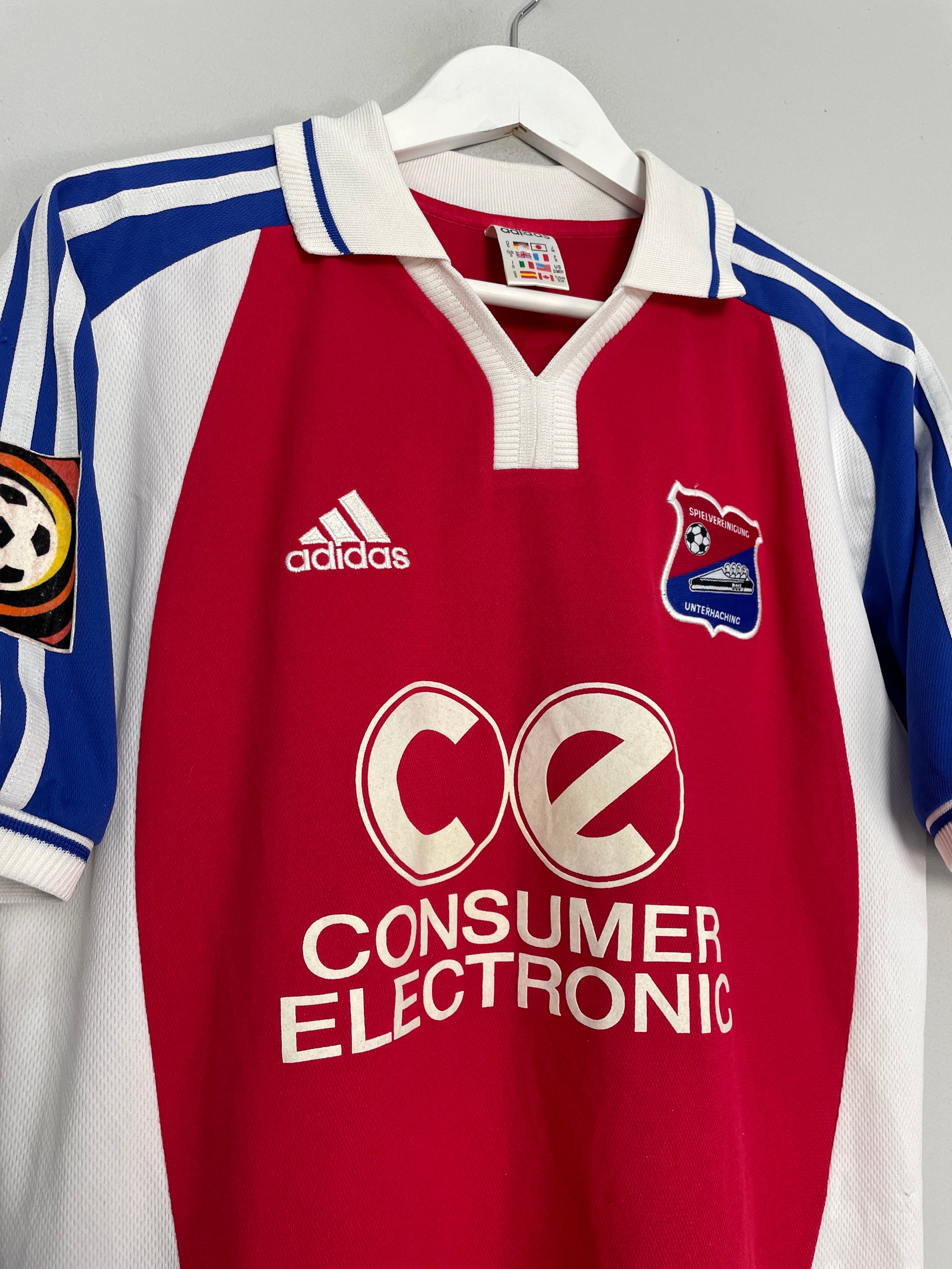 Shop 2000/02 UNTERHACHING OBERLEITNER #10 HOME SHIRT (S) ADIDAS, classic football shirts, vintage football shirts & retro soccer jerseys at Cult Kits