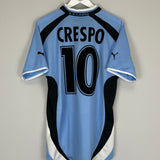 1999/00 LAZIO CRESPO #10 HOME SHIRT (M) PUMA