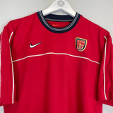 Shop 1999/00 ARSENAL TRAINING SHIRT (M) NIKE, classic football shirts, vintage football shirts & retro soccer jerseys at Cult Kits