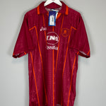 Shop 1996/97 ROMA TOTTI #17 *BNWT* HOME SHIRT (XL) ASICS, classic football shirts, vintage football shirts & retro soccer jerseys at Cult Kits