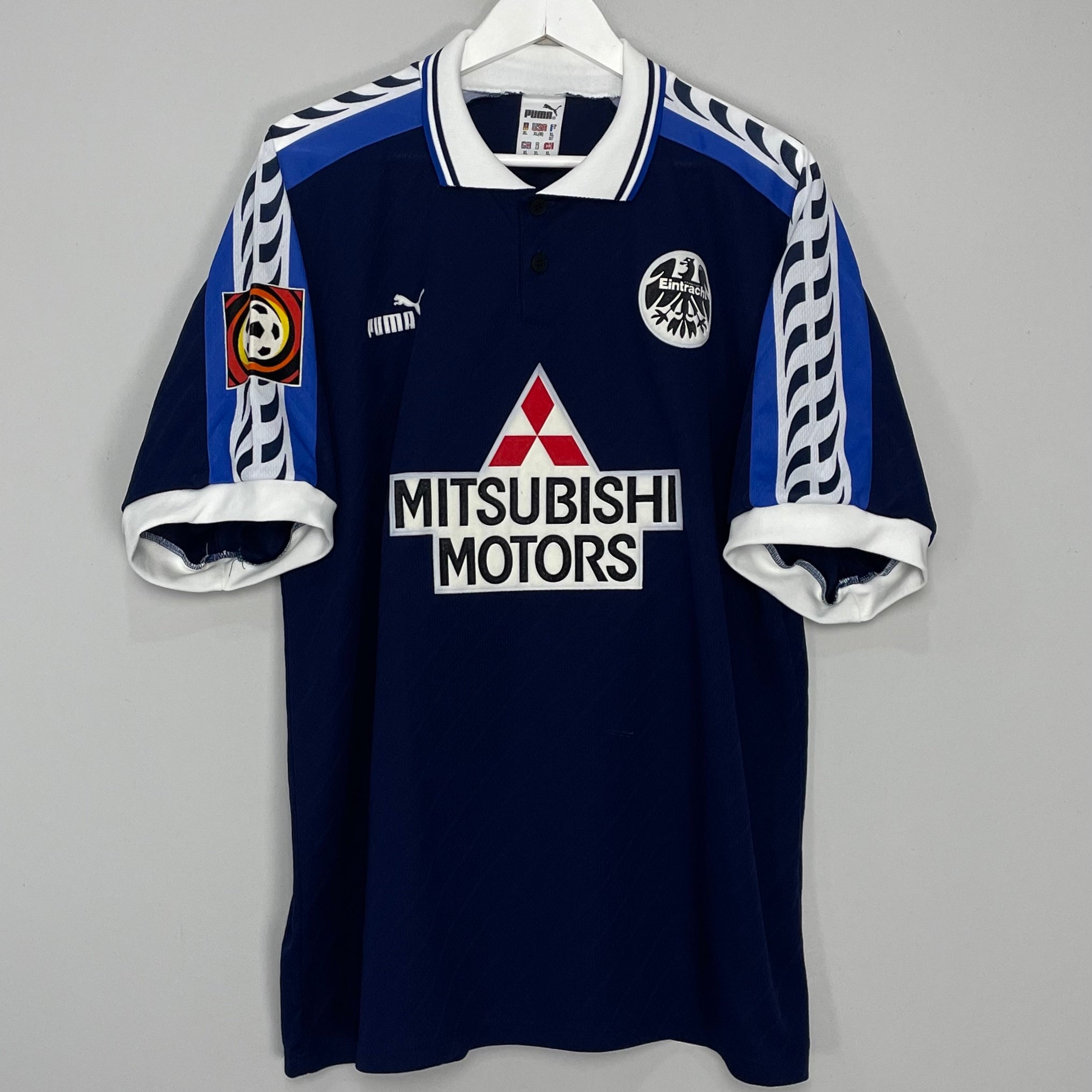 Shop 1996/98 EINTRACHT FRANKFURT MARTINI #27 *MATCH ISSUED* THIRD SHIRT (XL) PUMA, classic football shirts, vintage football shirts & retro soccer jerseys at Cult Kits