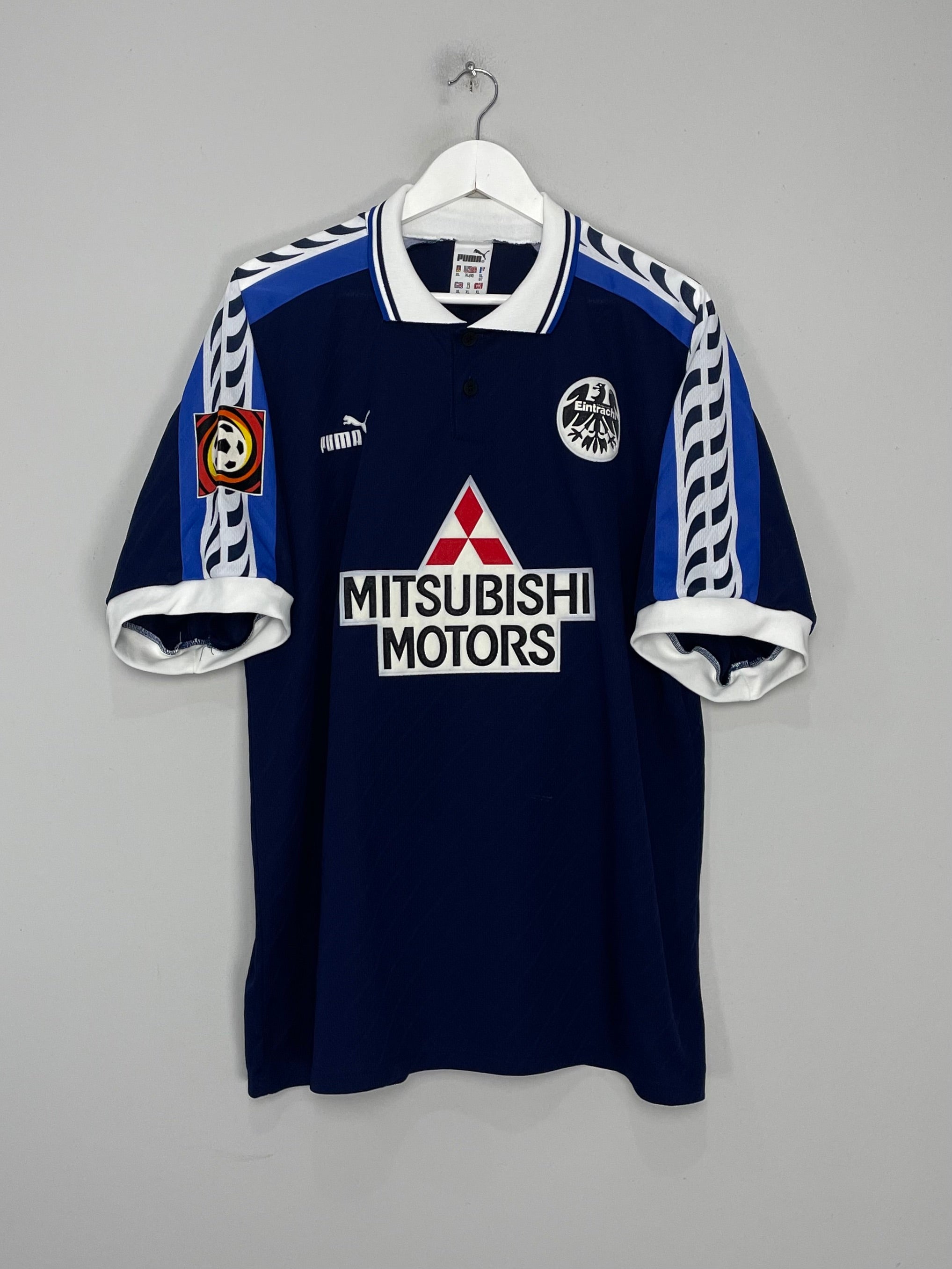 Shop 1996/98 EINTRACHT FRANKFURT MARTINI #27 *MATCH ISSUED* THIRD SHIRT (XL) PUMA, classic football shirts, vintage football shirts & retro soccer jerseys at Cult Kits