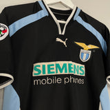 Shop 2000/01 LAZIO NEDVED #18 AWAY SHIRT (M) PUMA, classic football shirts, vintage football shirts & retro soccer jerseys at Cult Kits