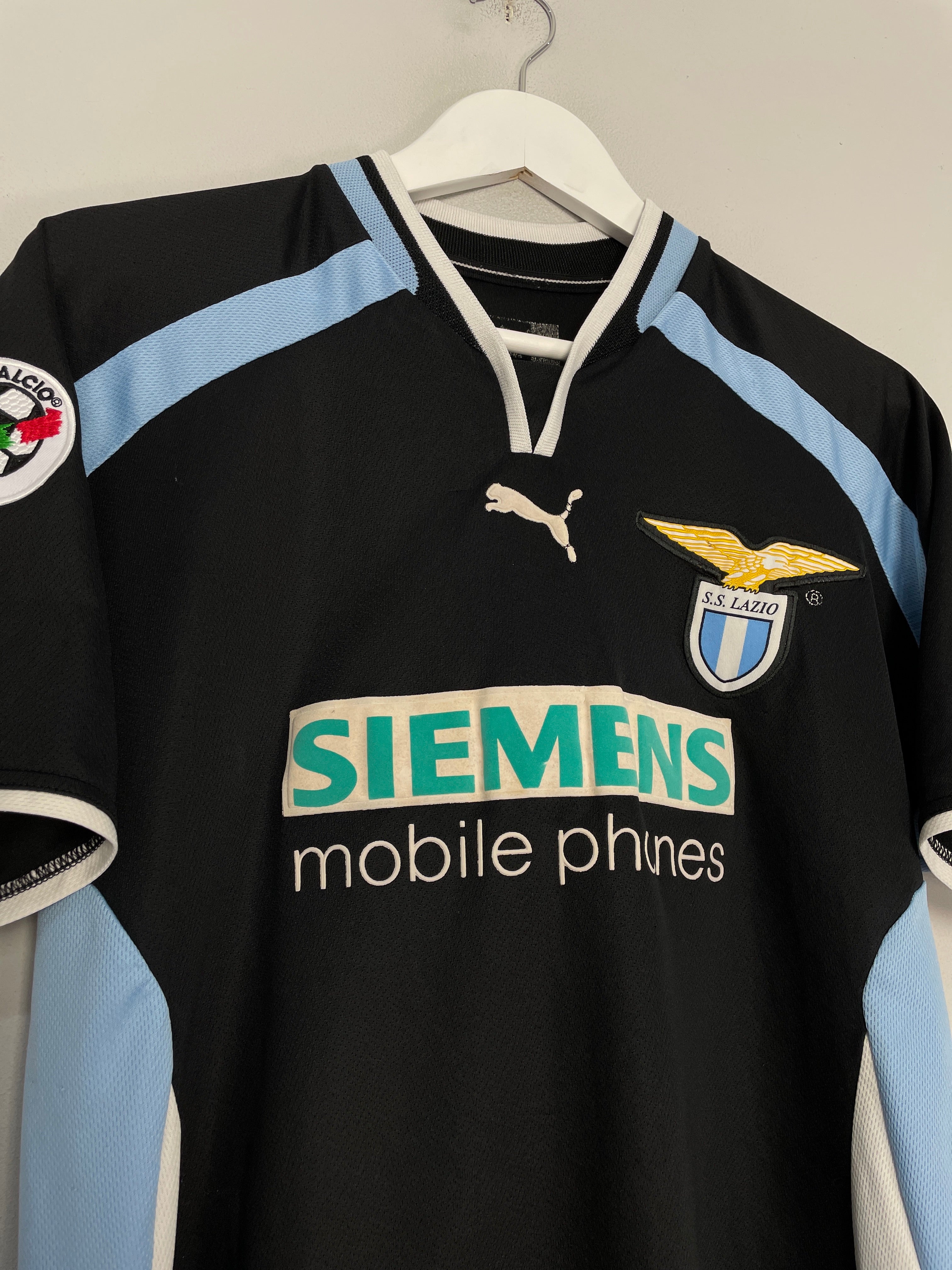 Shop 2000/01 LAZIO NEDVED #18 AWAY SHIRT (M) PUMA, classic football shirts, vintage football shirts & retro soccer jerseys at Cult Kits