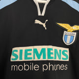 Shop 2000/01 LAZIO NEDVED #18 AWAY SHIRT (M) PUMA, classic football shirts, vintage football shirts & retro soccer jerseys at Cult Kits