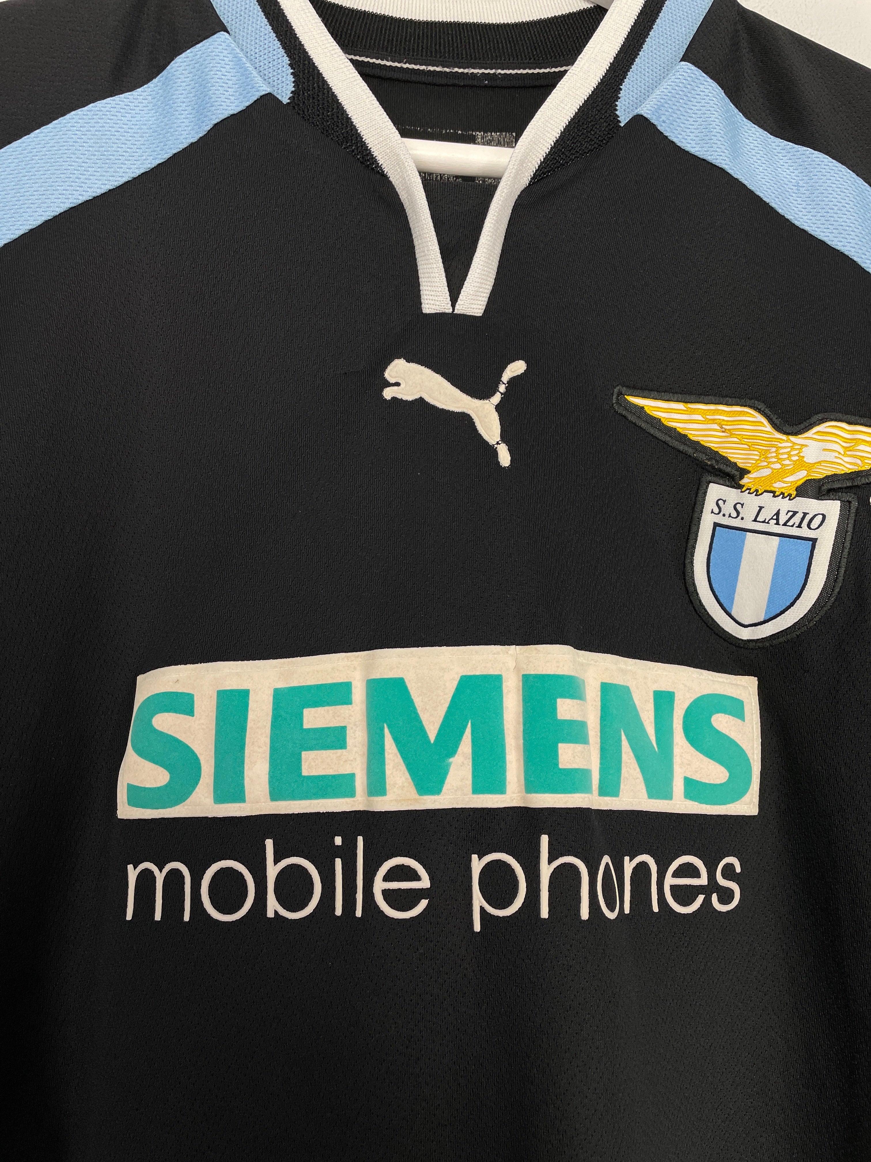 Shop 2000/01 LAZIO NEDVED #18 AWAY SHIRT (M) PUMA, classic football shirts, vintage football shirts & retro soccer jerseys at Cult Kits