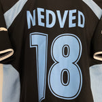 Shop 2000/01 LAZIO NEDVED #18 AWAY SHIRT (M) PUMA, classic football shirts, vintage football shirts & retro soccer jerseys at Cult Kits