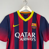 Shop 2013/14 BARCELONA MESSI #10 HOME SHIRT (S) NIKE, classic football shirts, vintage football shirts & retro soccer jerseys at Cult Kits