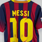 Shop 2013/14 BARCELONA MESSI #10 HOME SHIRT (S) NIKE, classic football shirts, vintage football shirts & retro soccer jerseys at Cult Kits
