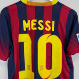 Shop 2013/14 BARCELONA MESSI #10 HOME SHIRT (S) NIKE, classic football shirts, vintage football shirts & retro soccer jerseys at Cult Kits