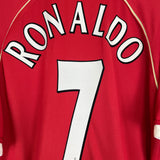 2006/07 MANCHESTER UNITED RONALDO #7 *SIGNED* HOME SHIRT (XL) NIKE