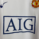 2008/09 MANCHESTER UNITED BERBATOV #9 AWAY SHIRT (XXL) NIKE