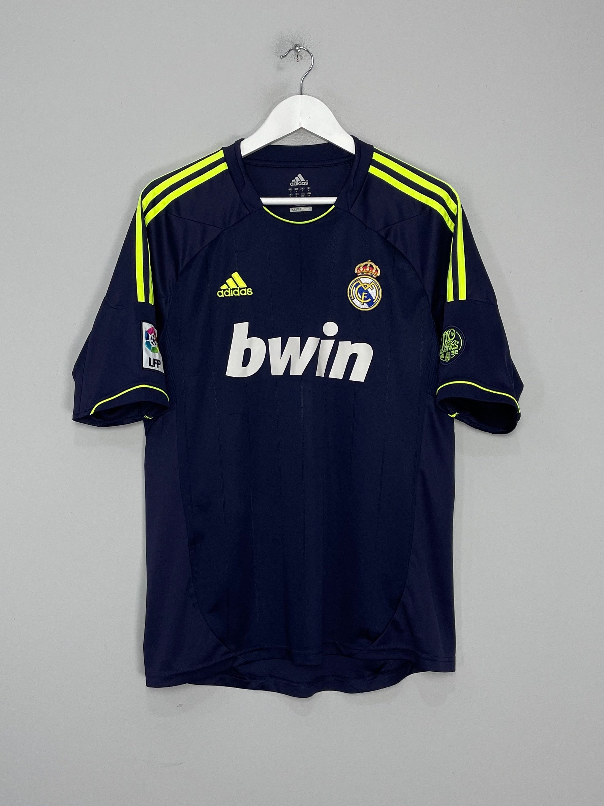 Shop 2012/13 REAL MADRID RONALDO #7 AWAY SHIRT (L) ADIDAS, classic football shirts, vintage football shirts & retro soccer jerseys at Cult Kits