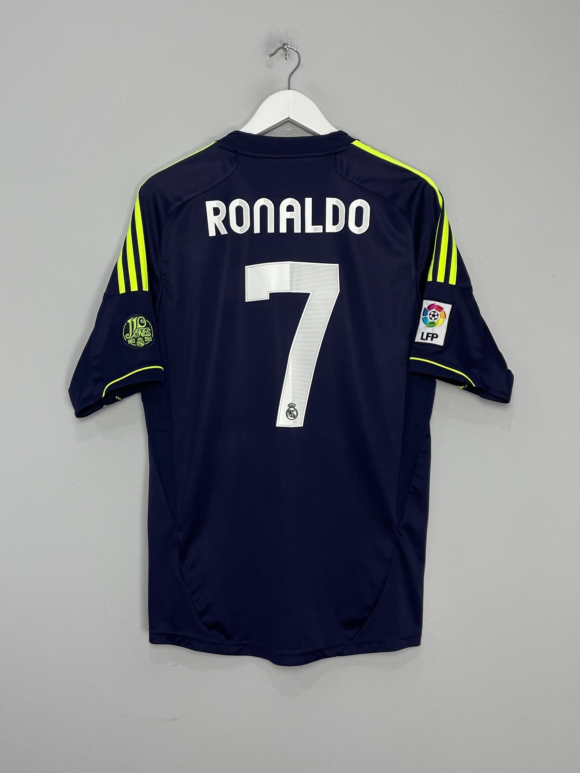 Shop 2012/13 REAL MADRID RONALDO #7 AWAY SHIRT (L) ADIDAS, classic football shirts, vintage football shirts & retro soccer jerseys at Cult Kits