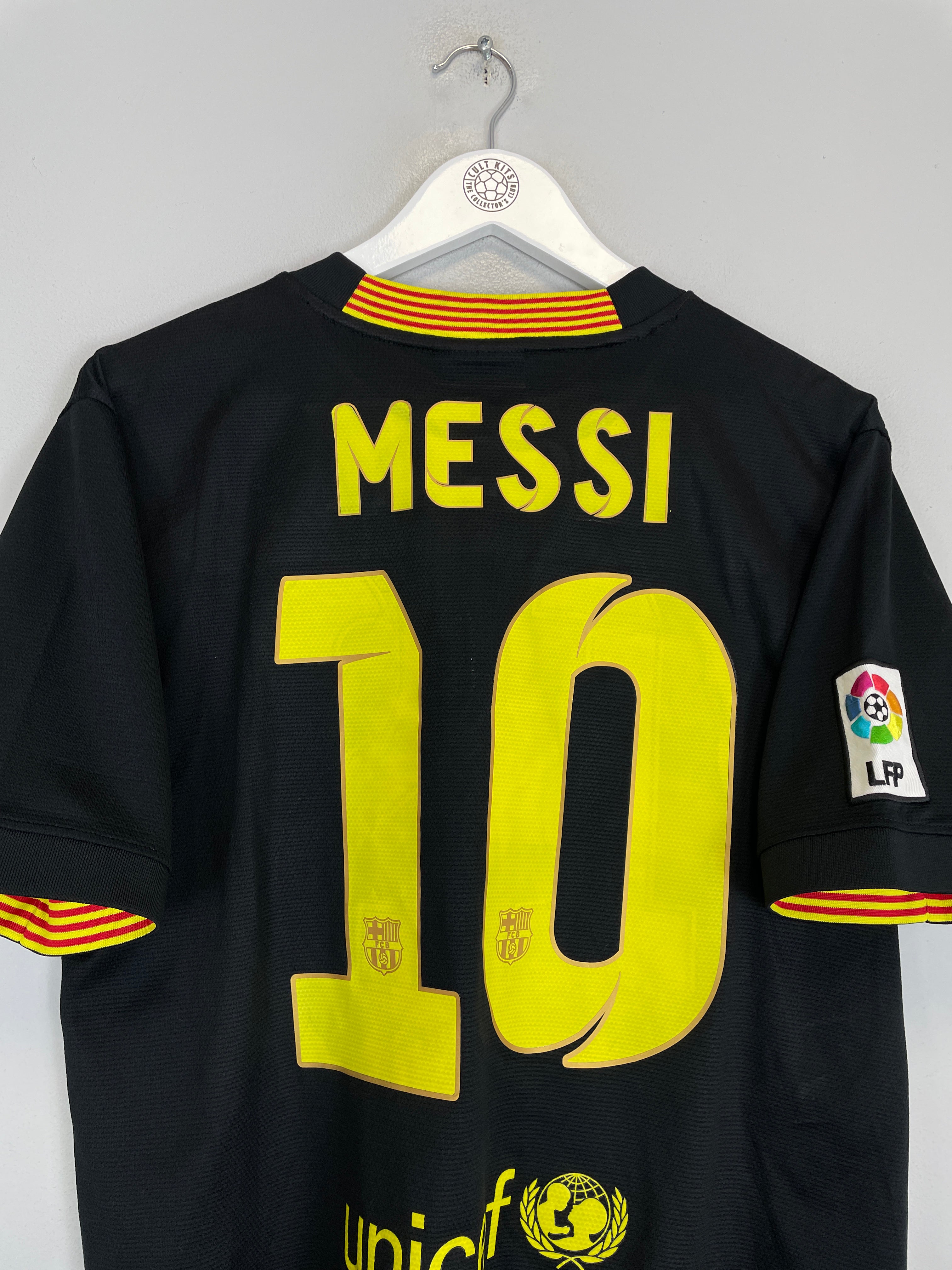 Shop 2013/14 BARCELONA MESSI #10 THIRD SHIRT (L) NIKE, classic football shirts, vintage football shirts & retro soccer jerseys at Cult Kits