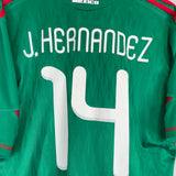 2010 MEXICO J.HERNANDEZ #14 HOME SHIRT (XL) ADIDAS