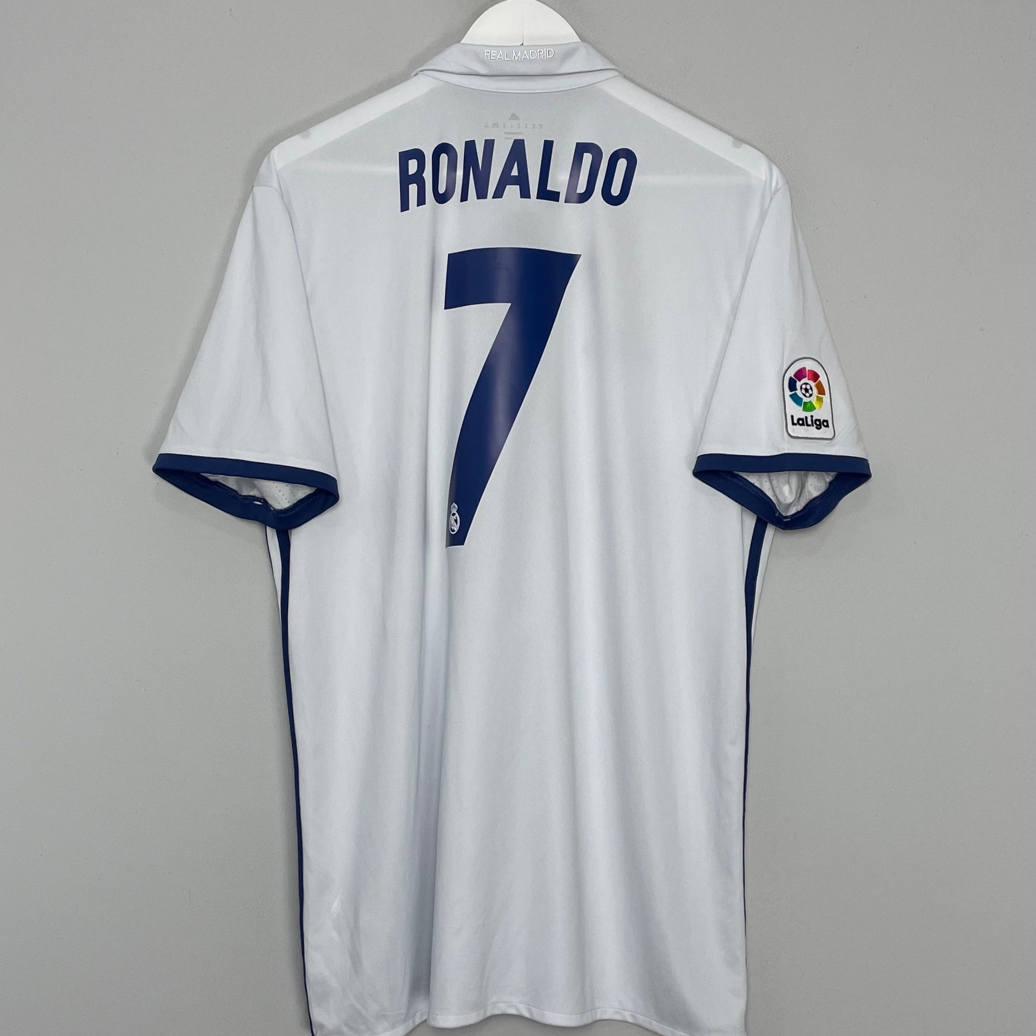 Shop 2016/17 REAL MADRID RONALDO #7 HOME SHIRT (XL) ADIDAS, classic football shirts, vintage football shirts & retro soccer jerseys at Cult Kits