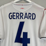 2005/07 ENGLAND GERRARD #4 *BNWT* HOME SHIRT (L) UMBRO