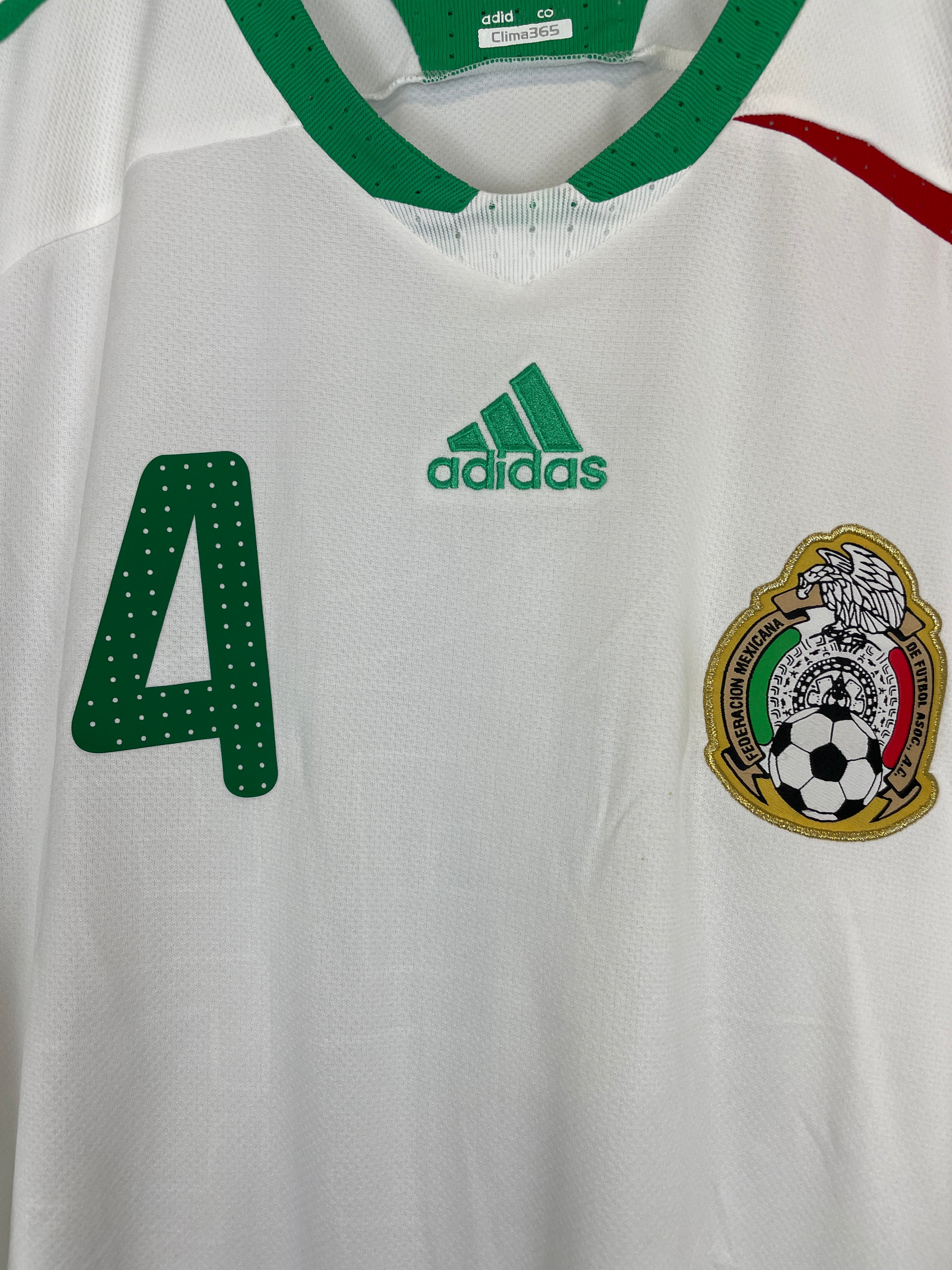 Buy 2008/09 MEXICO R.MARQUEZ 4 AWAY SHIRT (XL) ADIDAS ~ Free worldwide shipping available ~ Authentic Vintage Football Shirts from Cult Kits