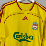 2006/07 LIVERPOOL GERRARD #8 AWAY SHIRT (L) ADIDAS