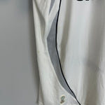 2006/07 Real Madrid Ronaldo #9 home shirt side view, showing vintage design and minor condition spots.